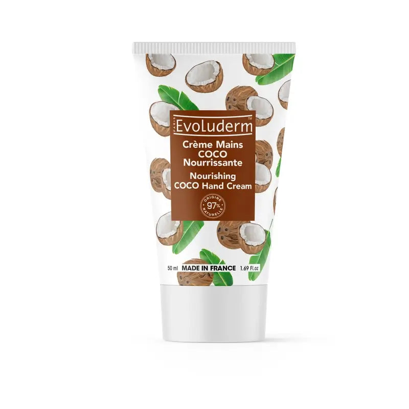 Evoluderm Pflegende Kokosnuss-Handcreme, 50 ml