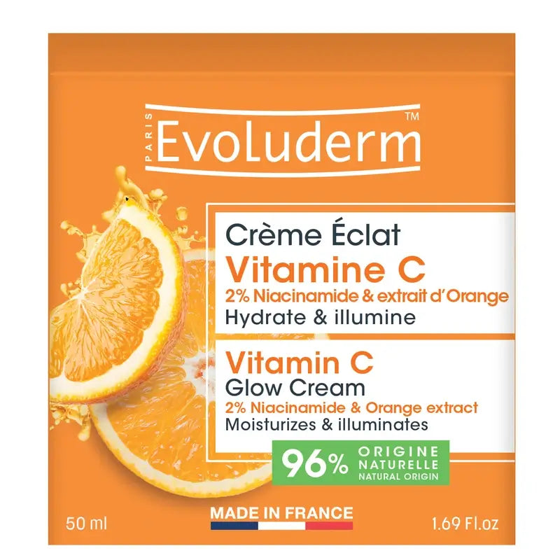 Evoluderm Vitamin C Glow Gesichtscreme, 50 ml