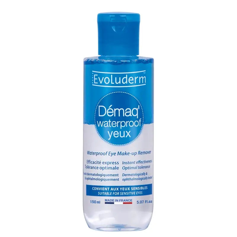 Evoluderm Wasserfester Augen-Make-up-Entferner, 150 ml