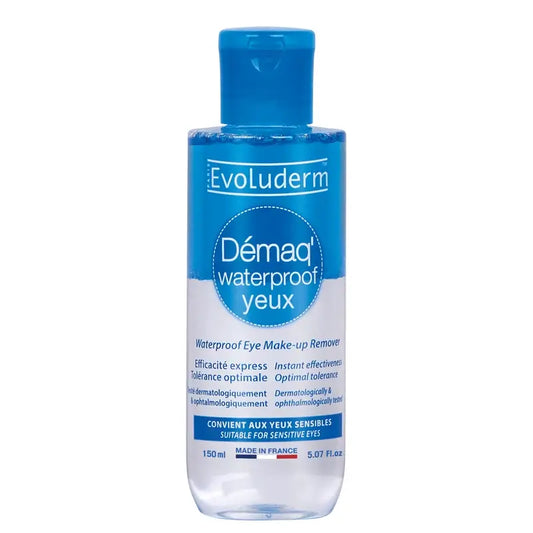 Evoluderm Wasserfester Augen-Make-up-Entferner, 150 ml
