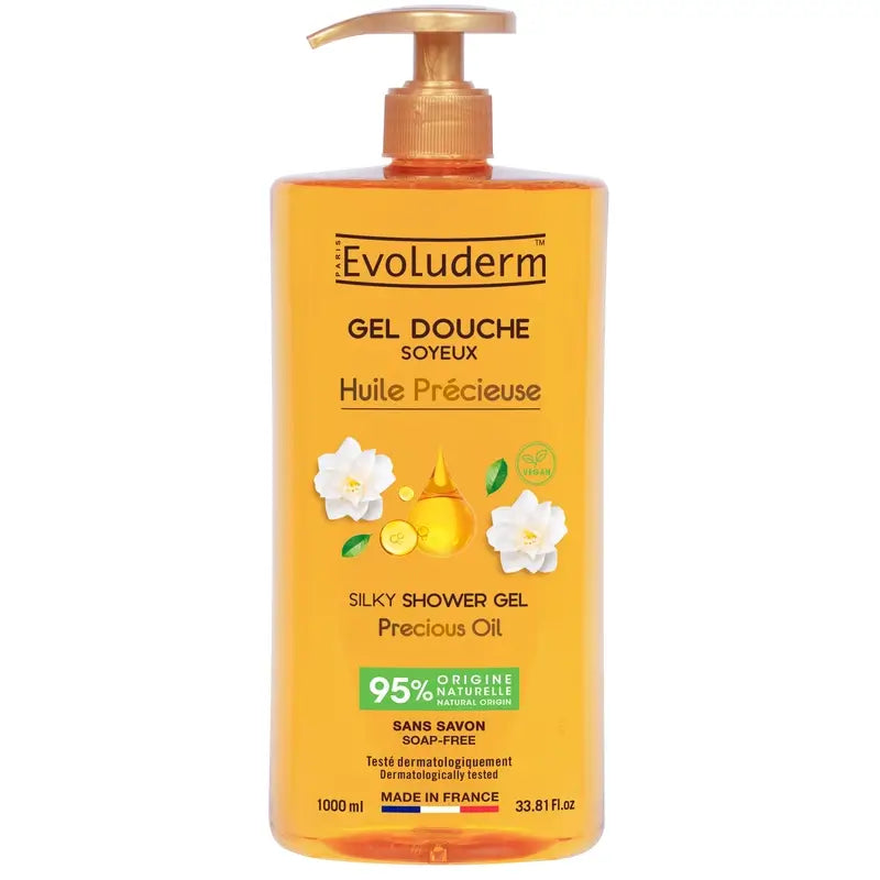 Evoluderm Kostbares Öl Duschgel, 1000 ml