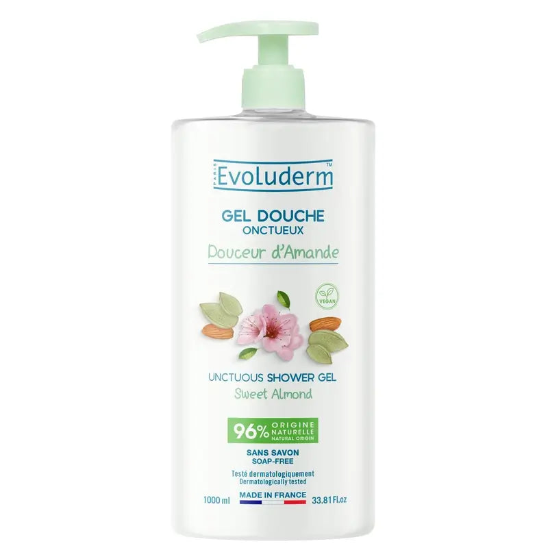 Evoluderm Duschgel Süßmandel, 1000 ml