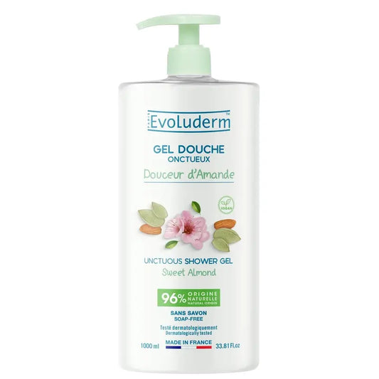 Evoluderm Duschgel Süßmandel, 1000 ml