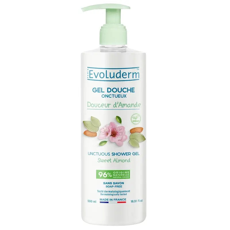 Evoluderm Duschgel Süßmandel, 500 ml