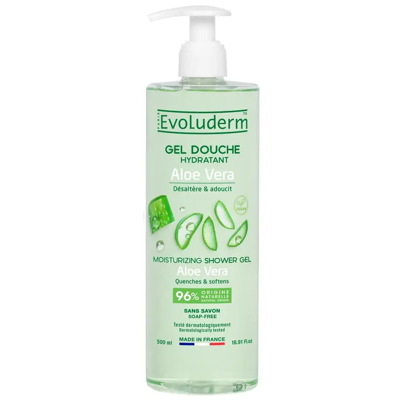 Evoluderm Aloe Vera Duschgel, 500 ml