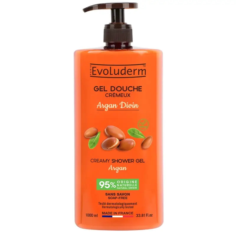 Evoluderm Argan Divin Duschgel, 1000 ml