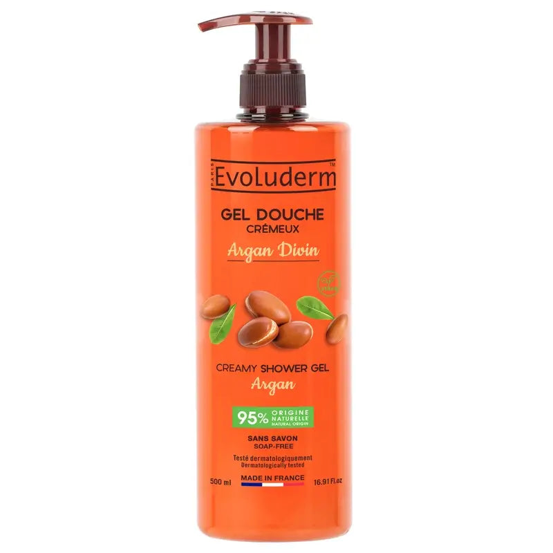 Evoluderm Argan Divin Duschgel, 500 ml
