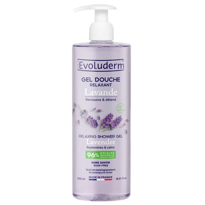 Evoluderm Duschgel Lavendel, 500 ml