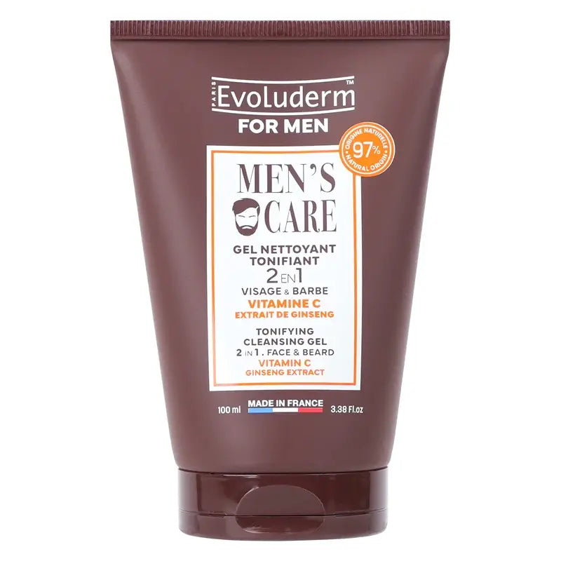 Evoluderm Tonisierendes Reinigungsgel - Für Männer, 100 ml