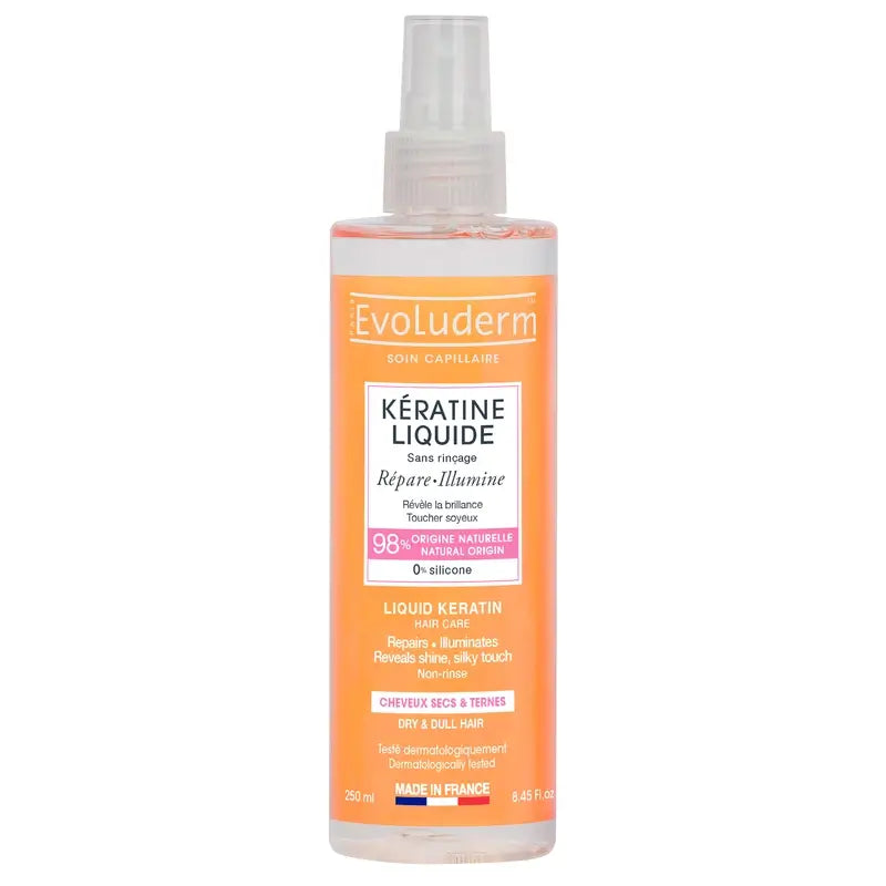 Evoluderm Keratin Trocken-Haarspray - Keratin, 250 ml