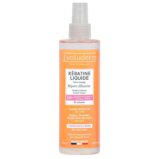 Evoluderm Keratin Trocken-Haarspray - Keratin, 250 ml
