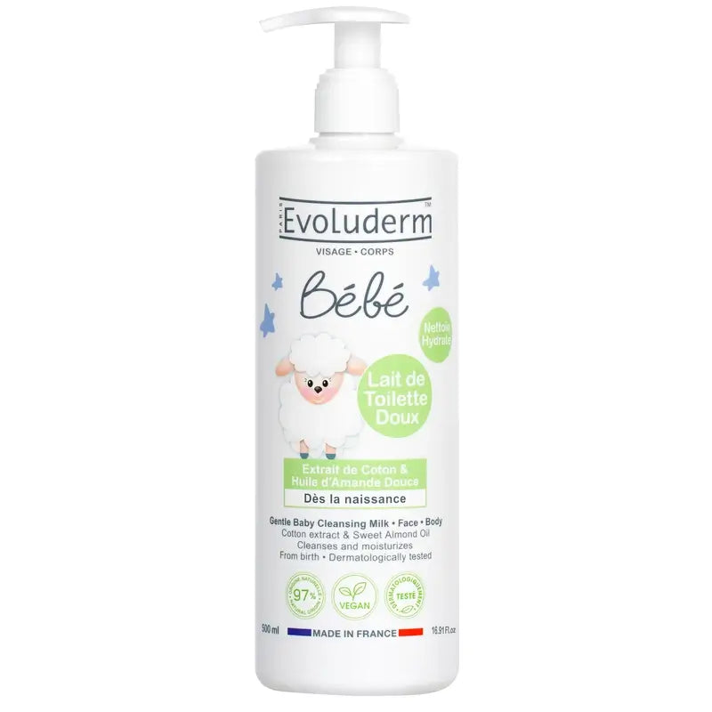 Evoluderm Reinigungsmilch, 500 ml