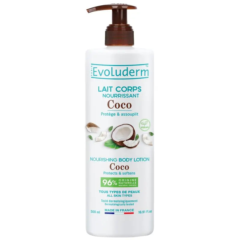 Evoluderm Kokosnuss-Körperlotion, 500 ml