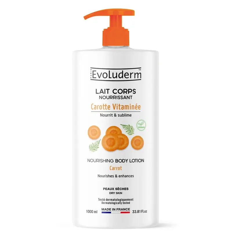 Evoluderm Karotten-Körperlotion, 1000 ml