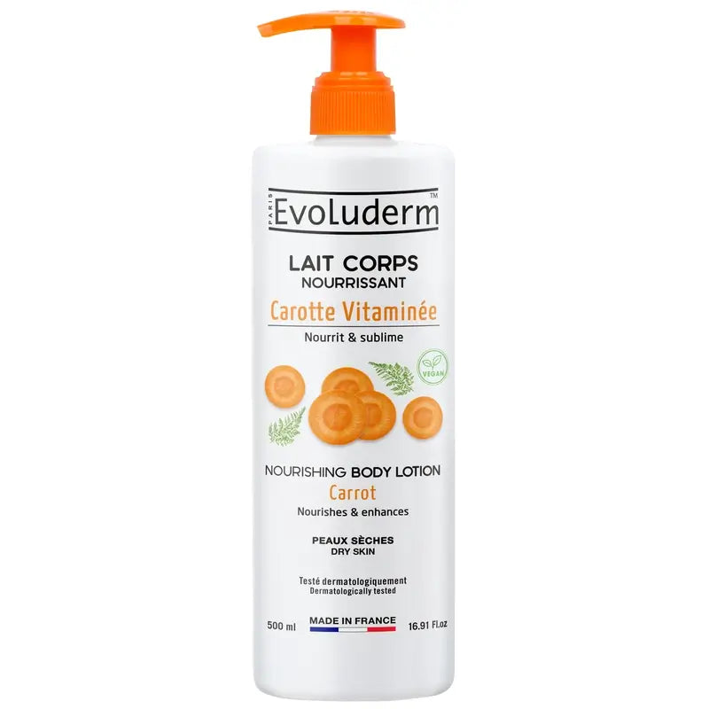 Evoluderm Karotten-Körperlotion, 500 ml