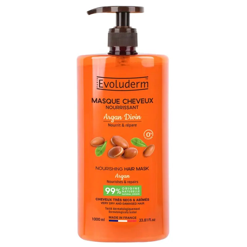 Evoluderm Argan Divin Haarmaske, 1000 ml
