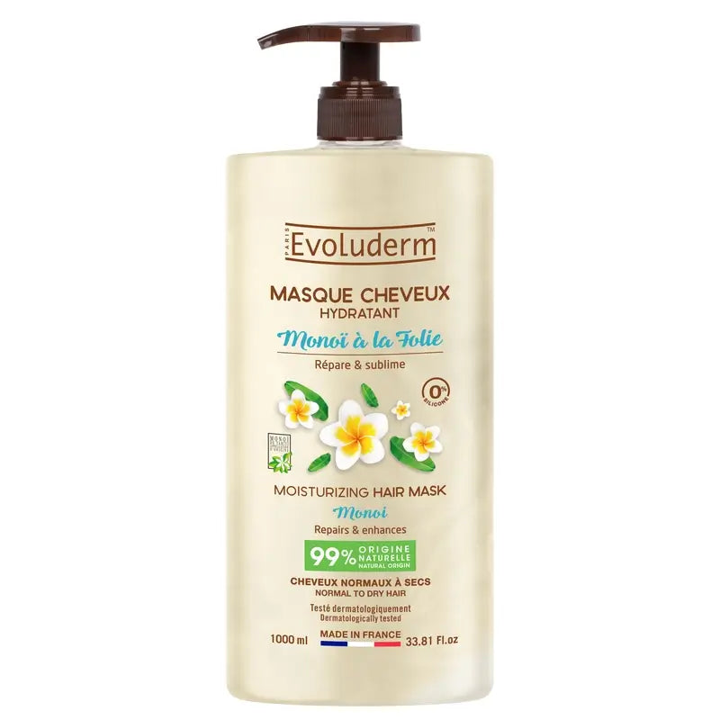 Evoluderm Monoi-Haarmaske, 1000 ml