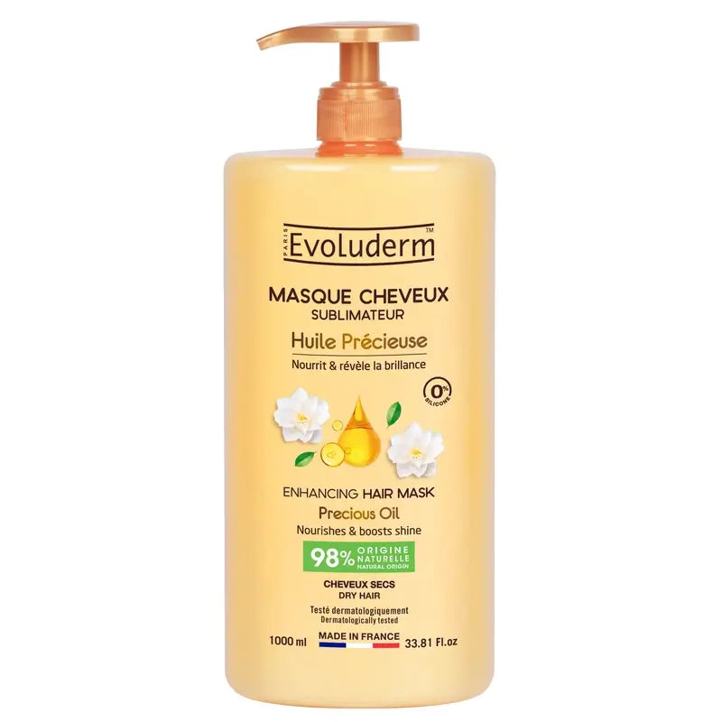 Evoluderm Kostbare nährende Haarmaske, 1000 ml
