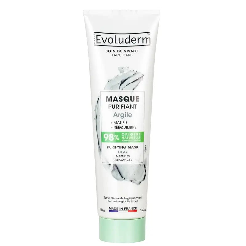 Evoluderm Reinigende Tonerde Gesichtsmaske, 150 g