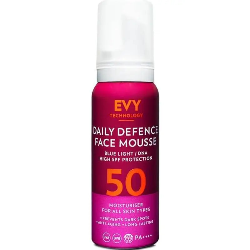 Evy Daily Defence Face Mousse SPF 50, 75 ml