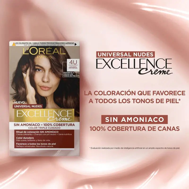 L'Oréal Paris Excell Univ Nudes Braun 4U 550