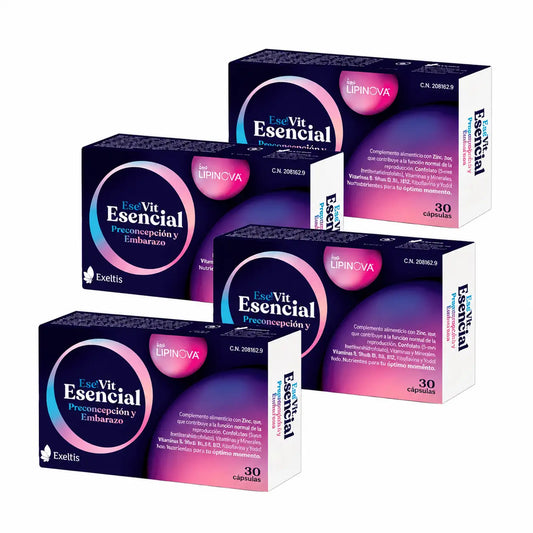 Exelvit Essential Preconception und Schwangerschaft, Packung 4 x 30 Kapseln