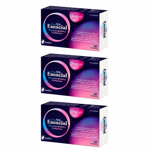 Exelvit Triplo Essential Empfängnisverhütung & Schwangerschaft, 3 x 30 Kapseln
