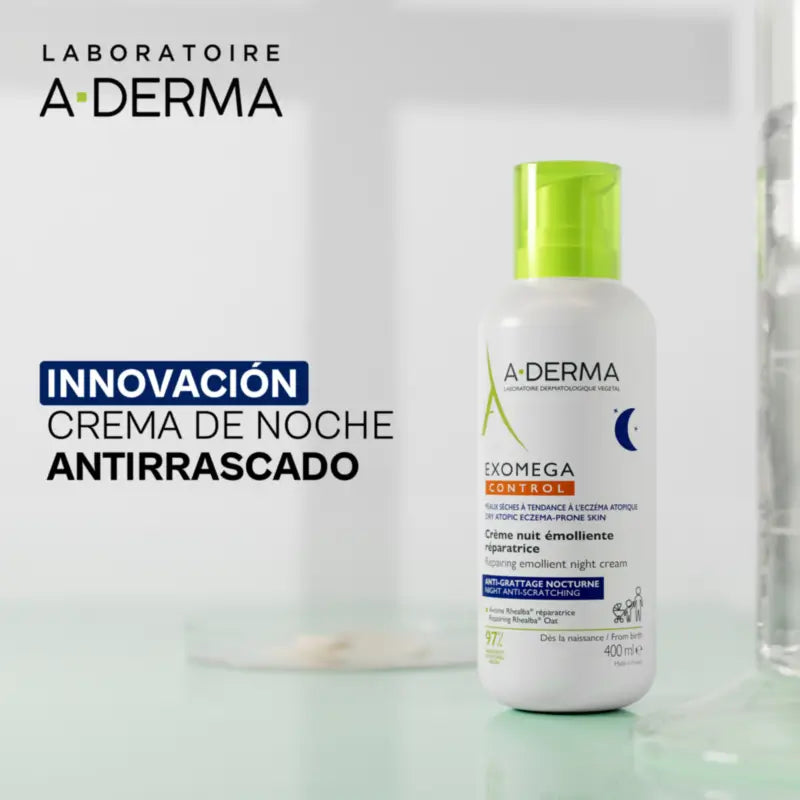 Aderma Exomega Emollient Reparierende Nachtcreme, 400 Ml