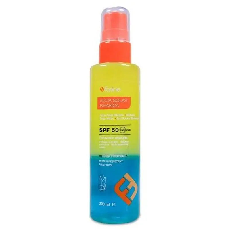Farline Biphasisches Sonnenpflege-Wasser Spf 50, 200 ml