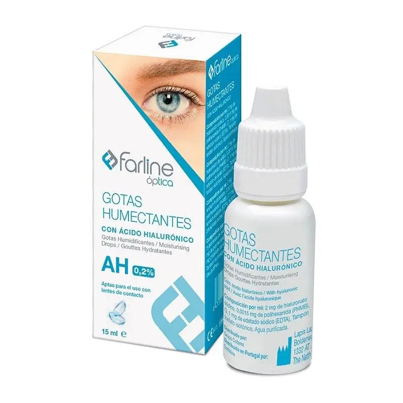 Farline Feuchtigkeitstropfen 0,2% Hyaluronsäure 15Ml