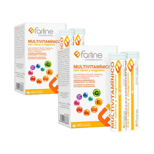 Farline Multivitamin, 2 Packungen à 30 Brausetabletten