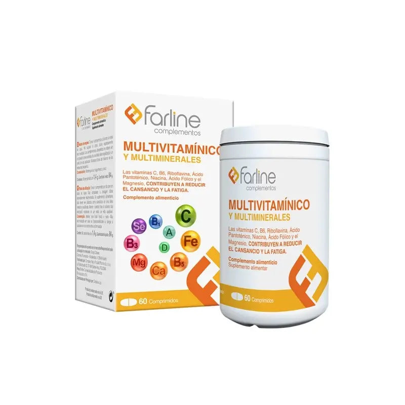 Farline Multivitamin mit Calcium und Magnesium, 60 Brausetabletten