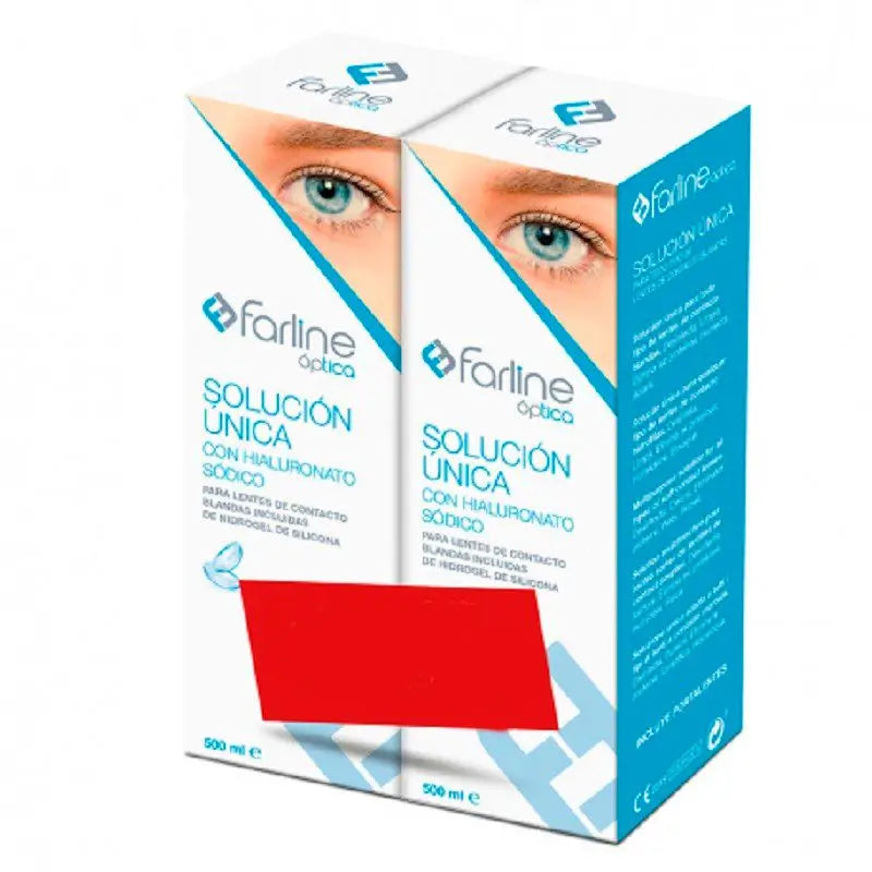 Farline Optische Einzellösung, Packung 2 X500 Ml