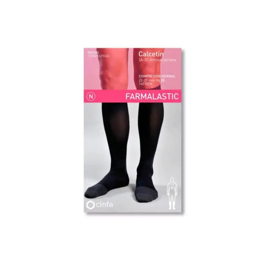 Farmalastic Antibacterial Sock Antibacterial, Size Large