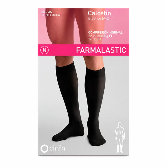 Farmalastic Socken Schwarz Größe M