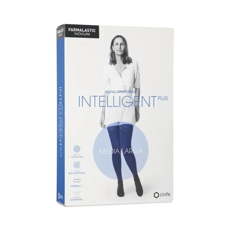 Farmalastic Novum Intelligent Plus Stocking Long Stocking Tan, Size 1