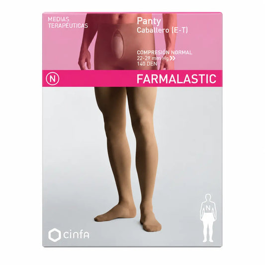 Farmalastic Herren-Kompressionsstrumpfhose Normal Compression, Größe XL