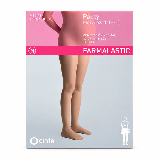 Farmalastic Compression Panty Normal Schwangere Beige, Große Größe