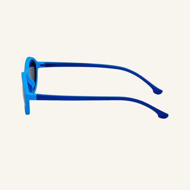 Farmamoda Kinder polarisierte Sonnenbrille Celeste und Marine Oval, 25 gr