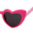 Farmamoda Kindersonnenbrille polarisiert Herz Fuchsia & Rosa, 25 gr