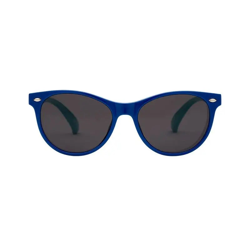 Farmamoda Polarisierte Oval-Sonnenbrille für Kinder Marine und Himmel Blau, 25 gr
