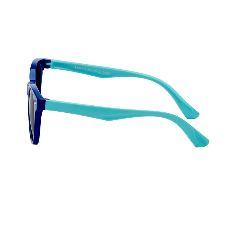 Farmamoda Polarisierte Oval-Sonnenbrille für Kinder Marine und Himmel Blau, 25 gr