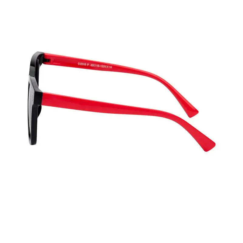 Farmamoda Polarisierte Sonnenbrille für Kinder Schwarz & Rot, 25 gr