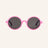 Farmamoda Kinder polarisierte Sonnenbrille rosa und lila Runde, 25 gr