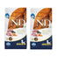 Farmina N&D Brauner Hund Lamm Spirulina Mini 2Kg, 2er Pack
