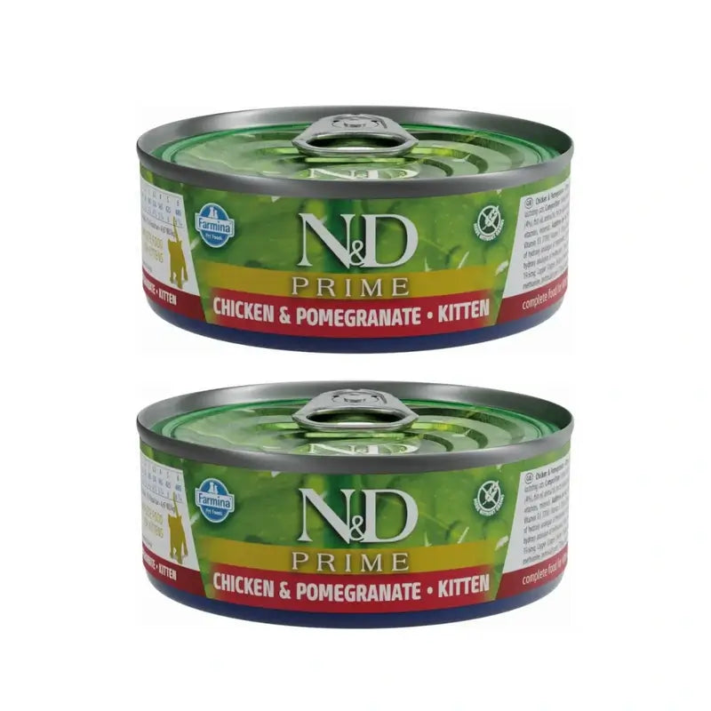 Farmina N&D Cat Kitten Prime Huhn Granatapfel Box 30X70Gr, Packung mit 2