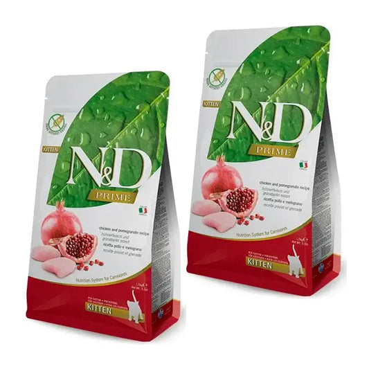 Farmina N&D Cat Kitten Prime Huhn Kätzchenfutter, Packung 2 x 1,5Kg