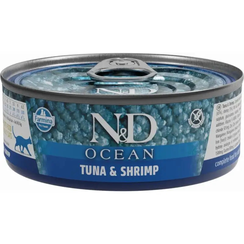 Farmina N&D Cat Ocean Ozean Thunfisch Shrimp Box 24X70Gr