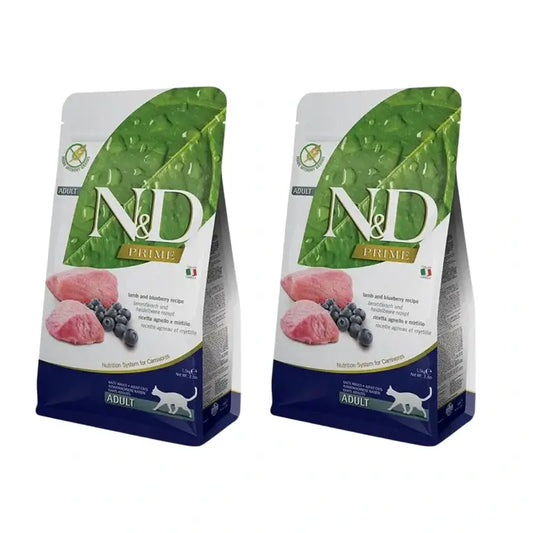 Farmina N&D Cat Prime Lamm 1,5Kg, Katzenfutter, 2er-Pack
