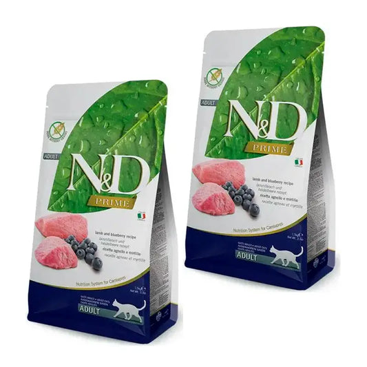 Farmina N&D Cat Prime Lamm Katzenfutter, Packung 2 x 5Kg